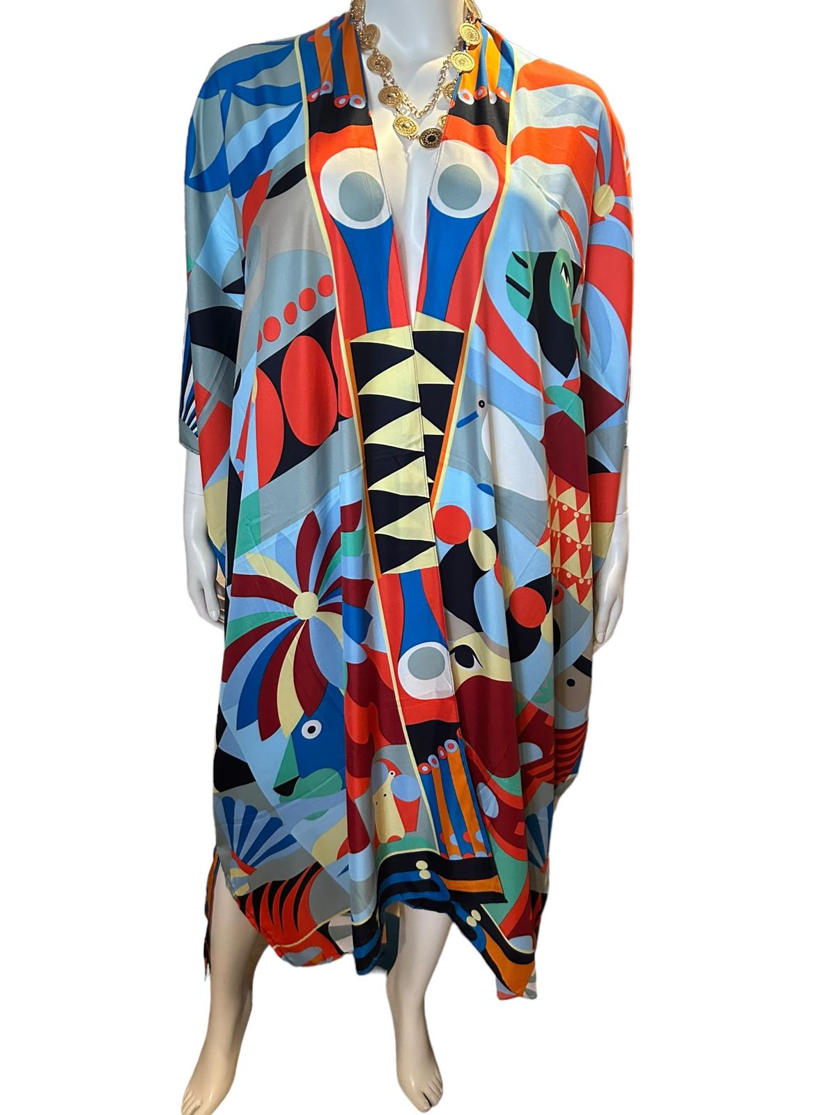 Bright Burst Kimono Duster Collection