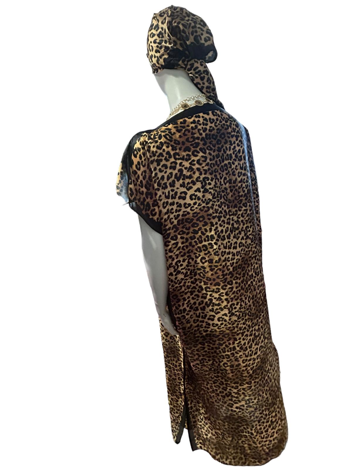 Animal Print Kaftan