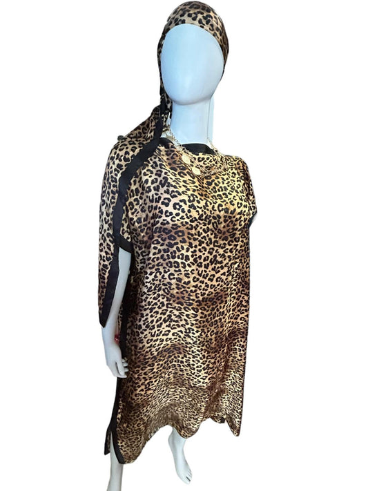 Animal Print Kaftan