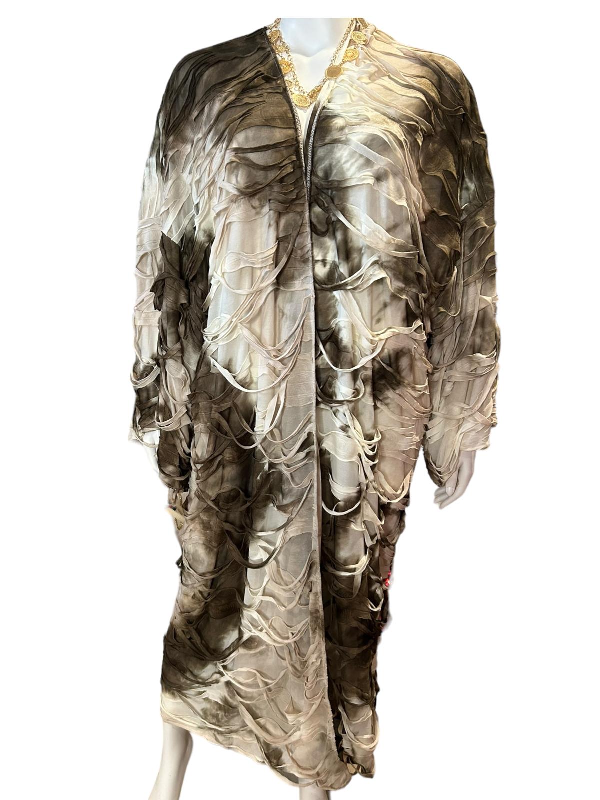 CAMO Tie Dye Distressed Duster (Winter)