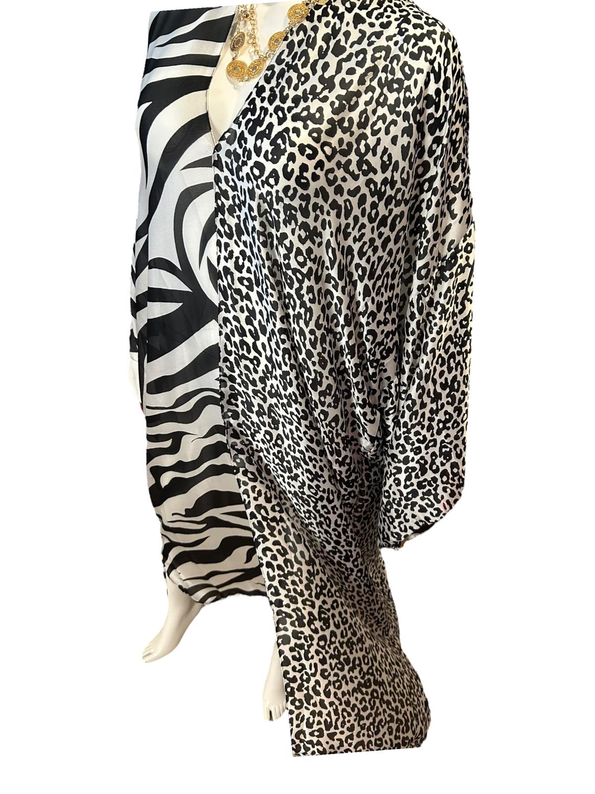 Animal Print Duster