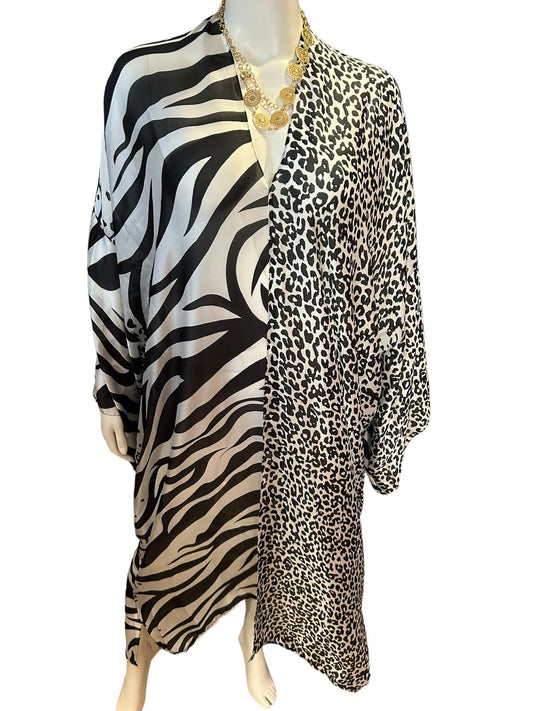 Animal Print Duster