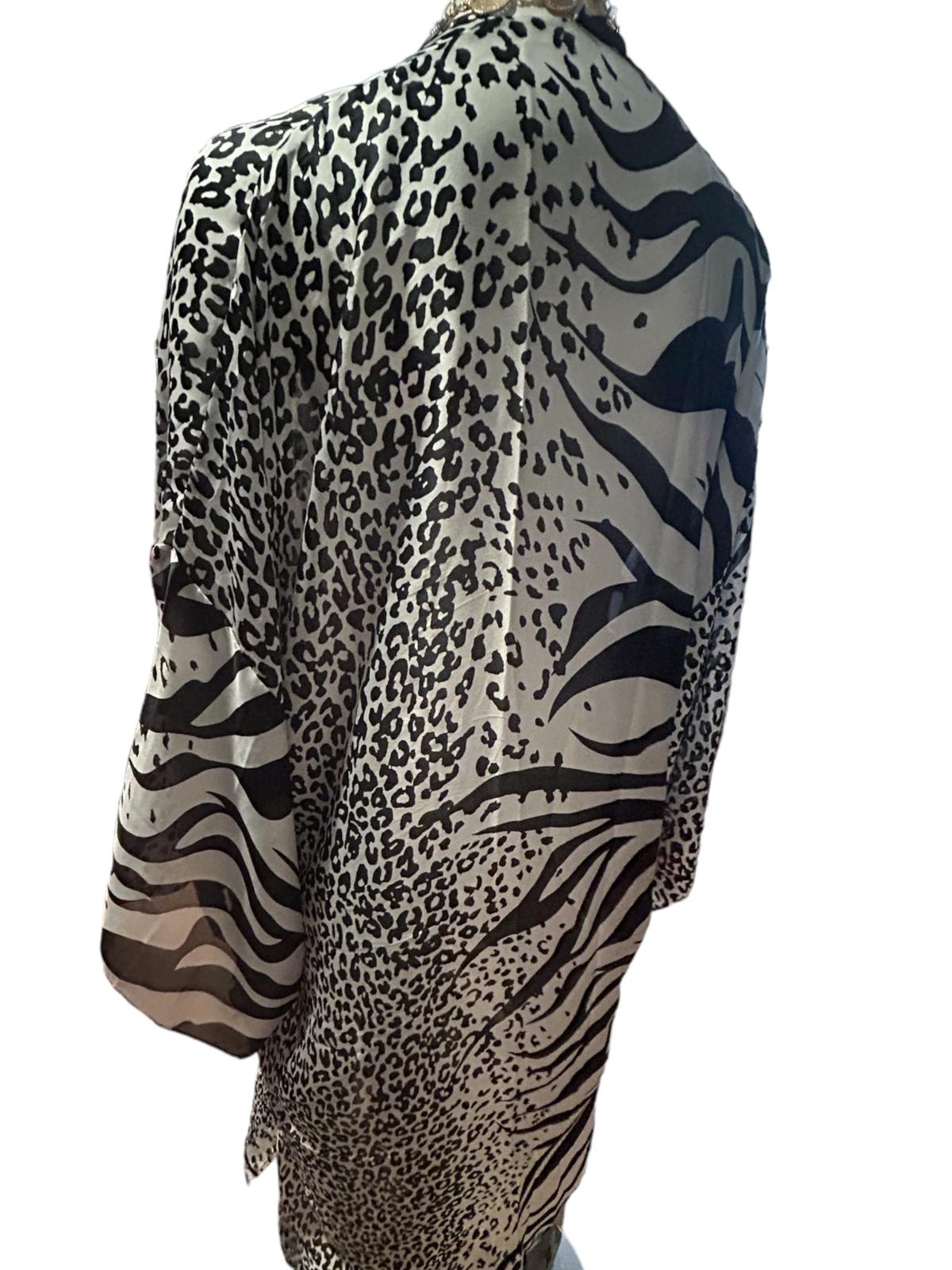 Animal Print Duster