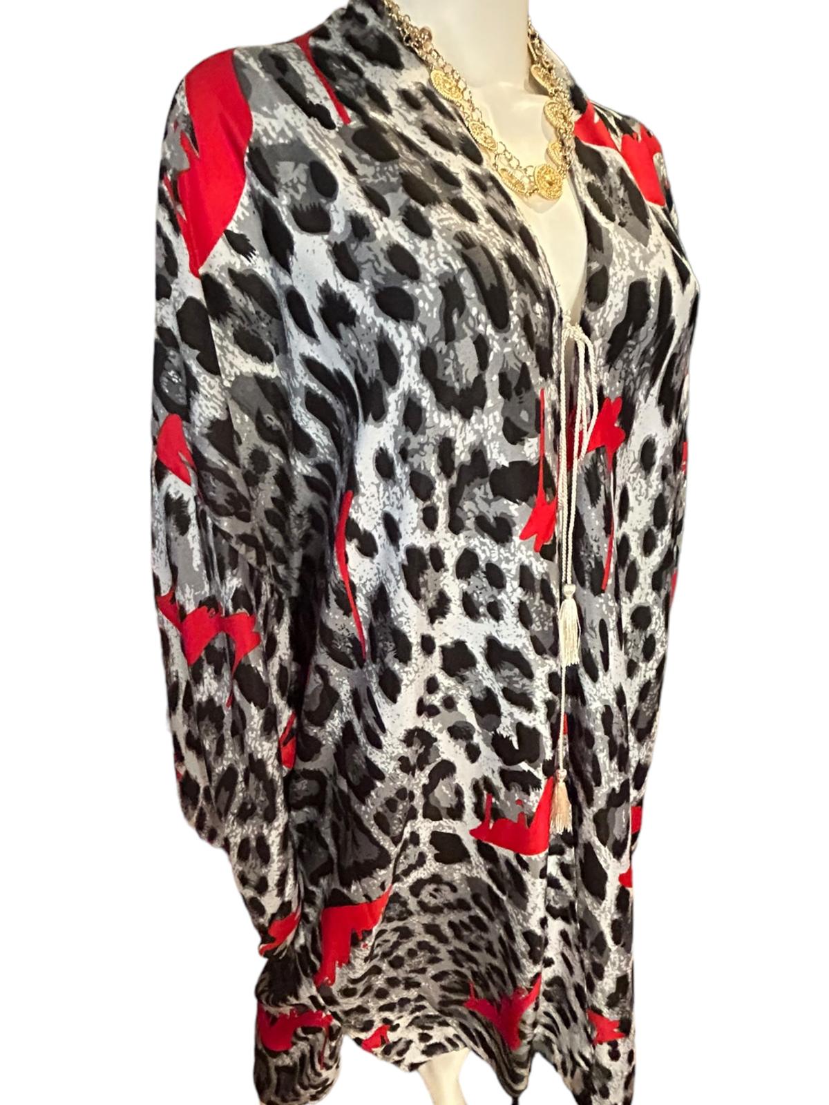 Animal Print Duster