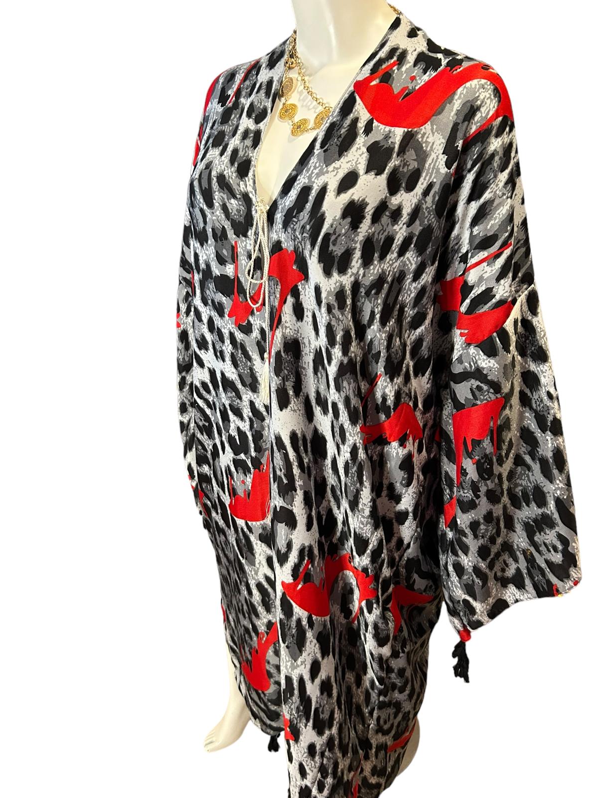 Animal Print Duster