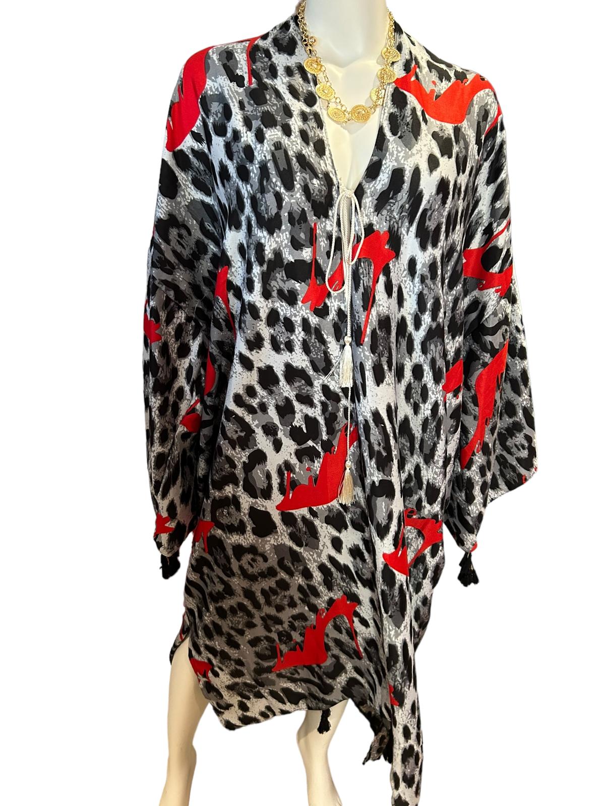 Animal Print Duster