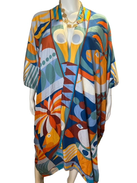 Bright Burst Kimono Duster Collection