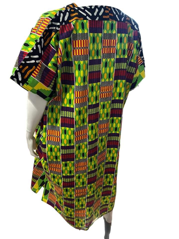 The Authentic African Kente Print Kaftan