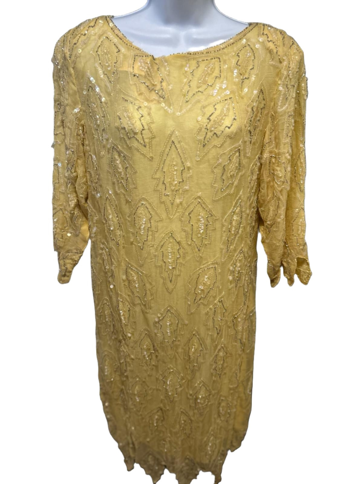 Vintage sequin dress.  Fits:  Size Large (True to size)